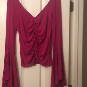 Free People off shoulder top M